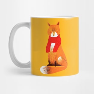 Baby it is cold outside. Winter fox Mug